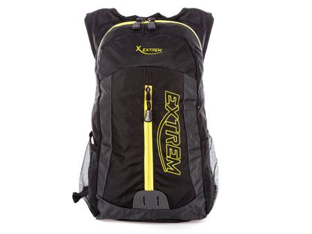 Bag Street Black and yellow lightweight sports backpack