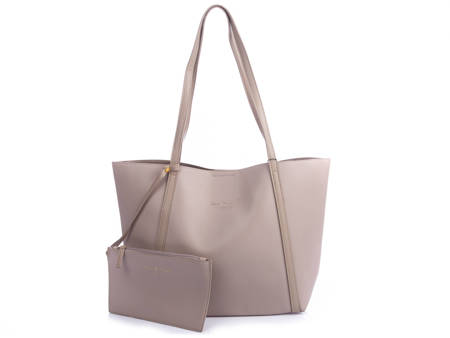 Taupe A4 women's shopper bag by Jennifer Jones
